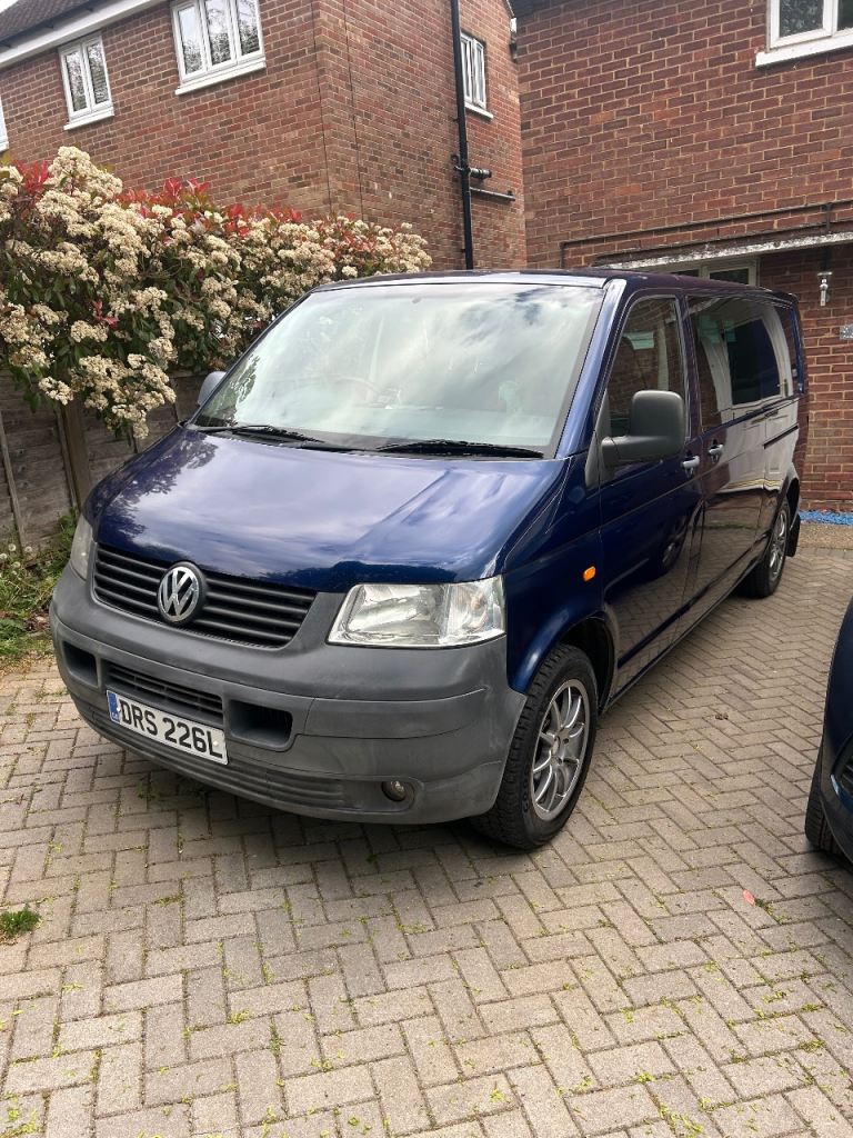 VW Transporter T32 LWB 2.5 TDI 5 Seat Van – Ideal Camper Conversion – MOT