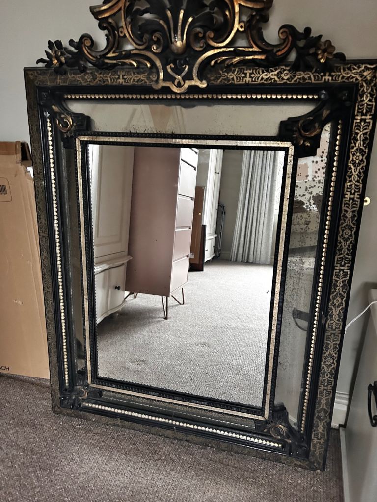 Large Art Deco/ Gothic Mirror