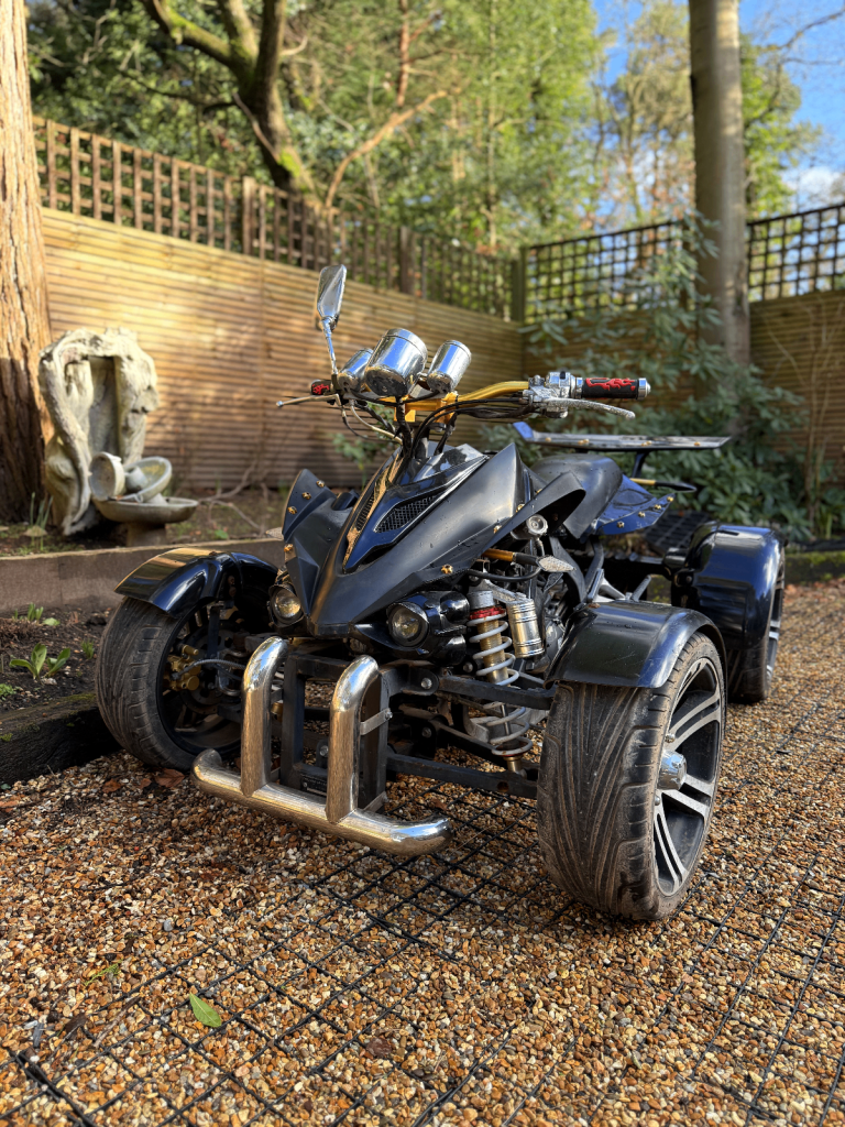 SPY Viper Quad Bike, 350cc - Black; Road Legal; Super-low Mileage