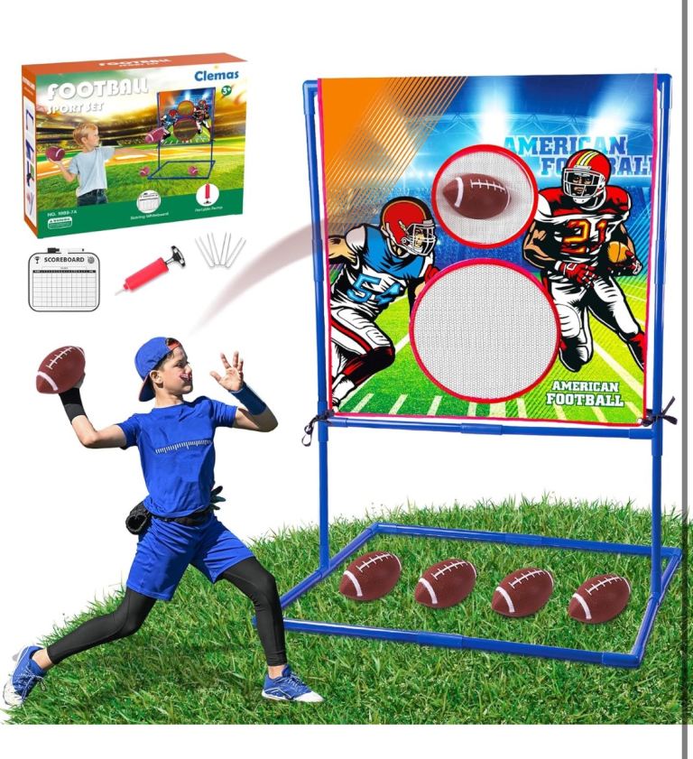 New in box football rugby throwing game outdoors or indoors cost £30