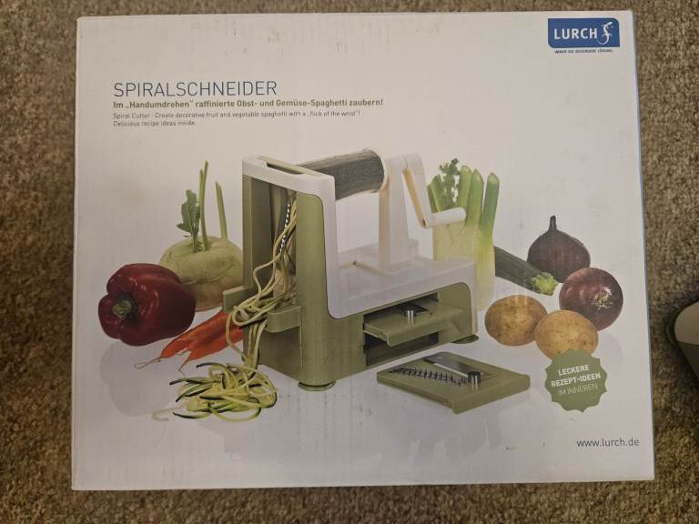 Spiral vegetable slicer Lurch Spiralschneider 