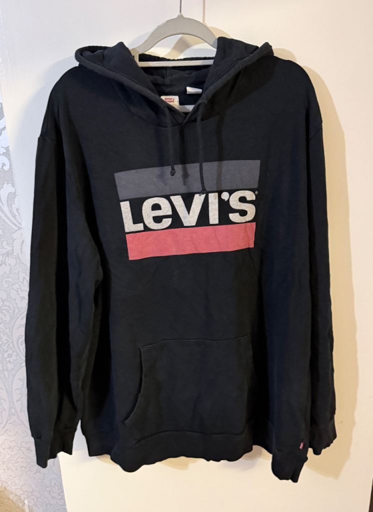 Vintage Levi's Relaxed Graphic Hoodie Size XXL