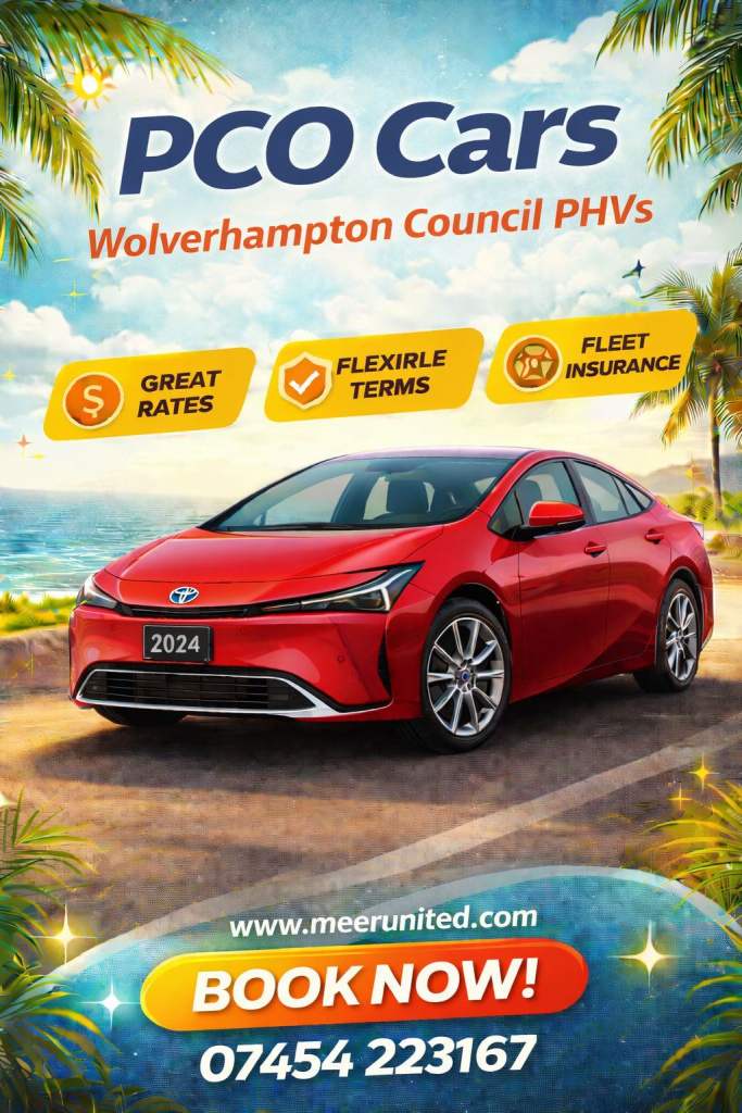 WOLVERHAMPTON PLATED CARS AVAILABLE FOR RENT IN MANCHESTER, LONDON, TOYOTA PRIUS, KIA, MG