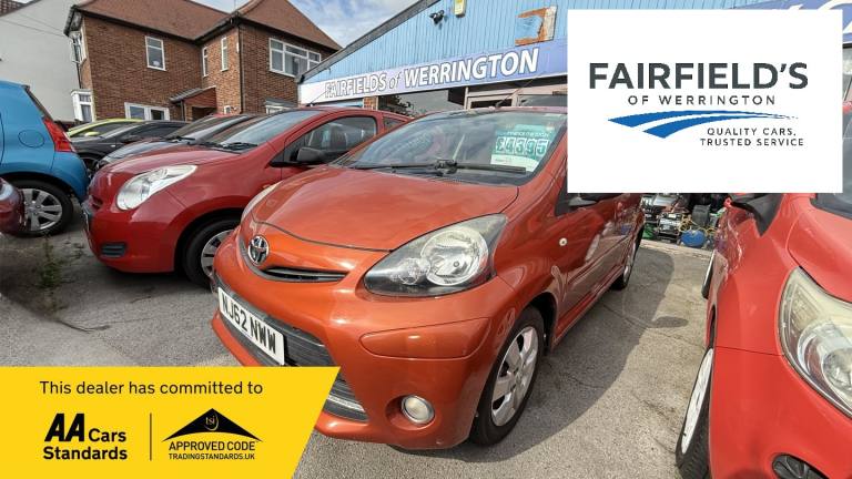 2012 Toyota Aygo 1.0 VVT-i Fire Hatchback 5dr Petrol Manual Euro 5 (67 ps)