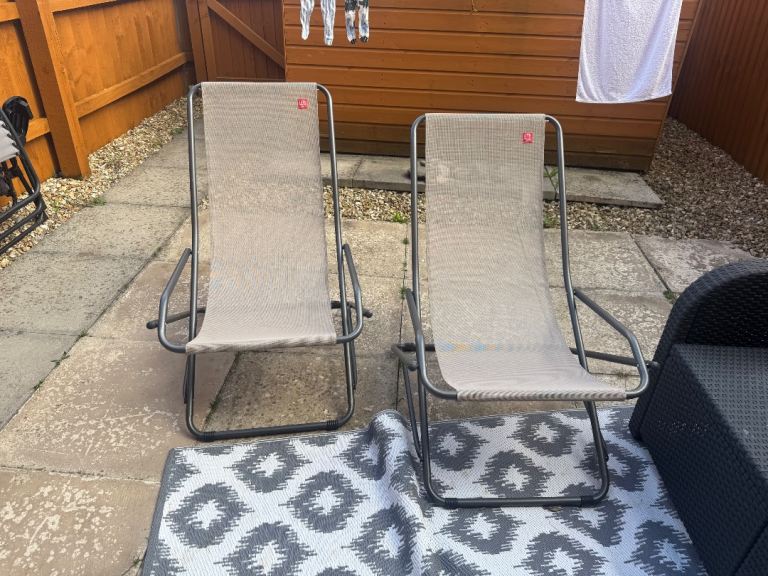John Lewis sun loungers x2