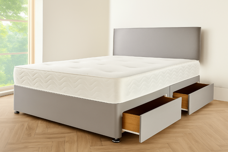 Great Value Divan Beds in All Sizes – Mattress & Drawer Storage Options Included 