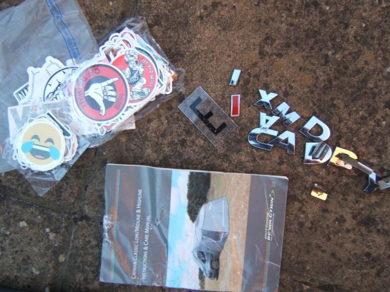 VW Caddy Rear Door Cover Awning, Camp Hob, Outwell Fridge Cooler, Toilet Tent