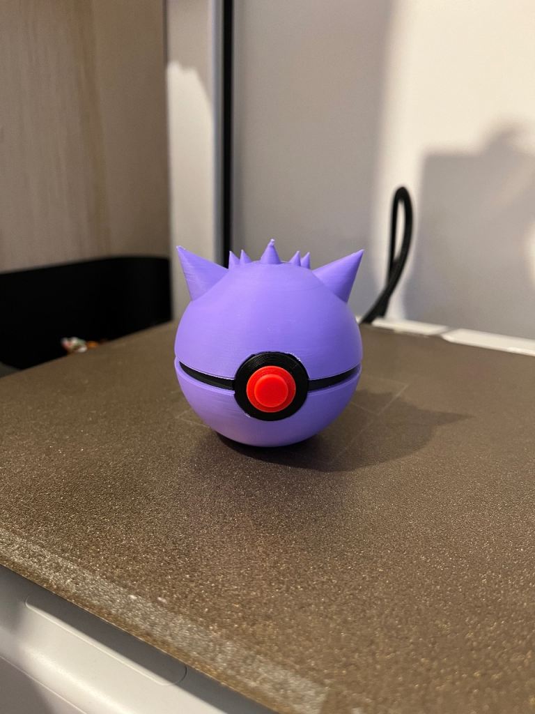 Purple Gengar Pokeball.  - As Good As New