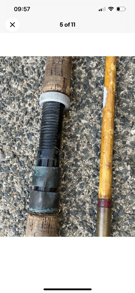 Vintage 2 Section Fishing Pole / Fishing Rod