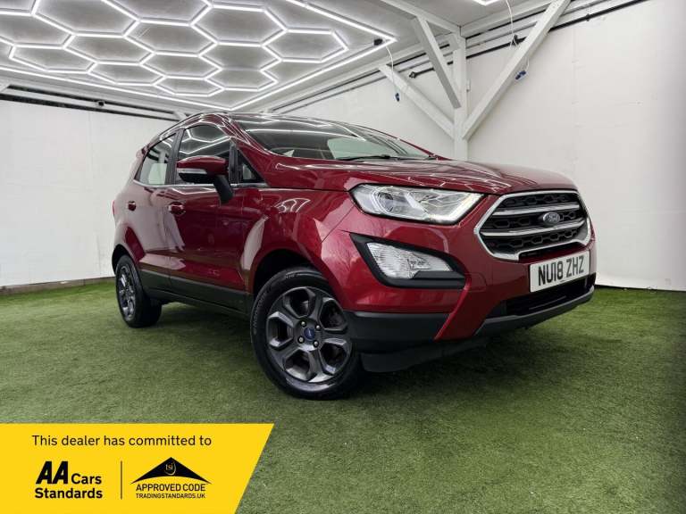 2018 Ford Ecosport 1.0T EcoBoost Zetec Euro 6 (s/s) 5dr HATCHBACK Petrol Manual