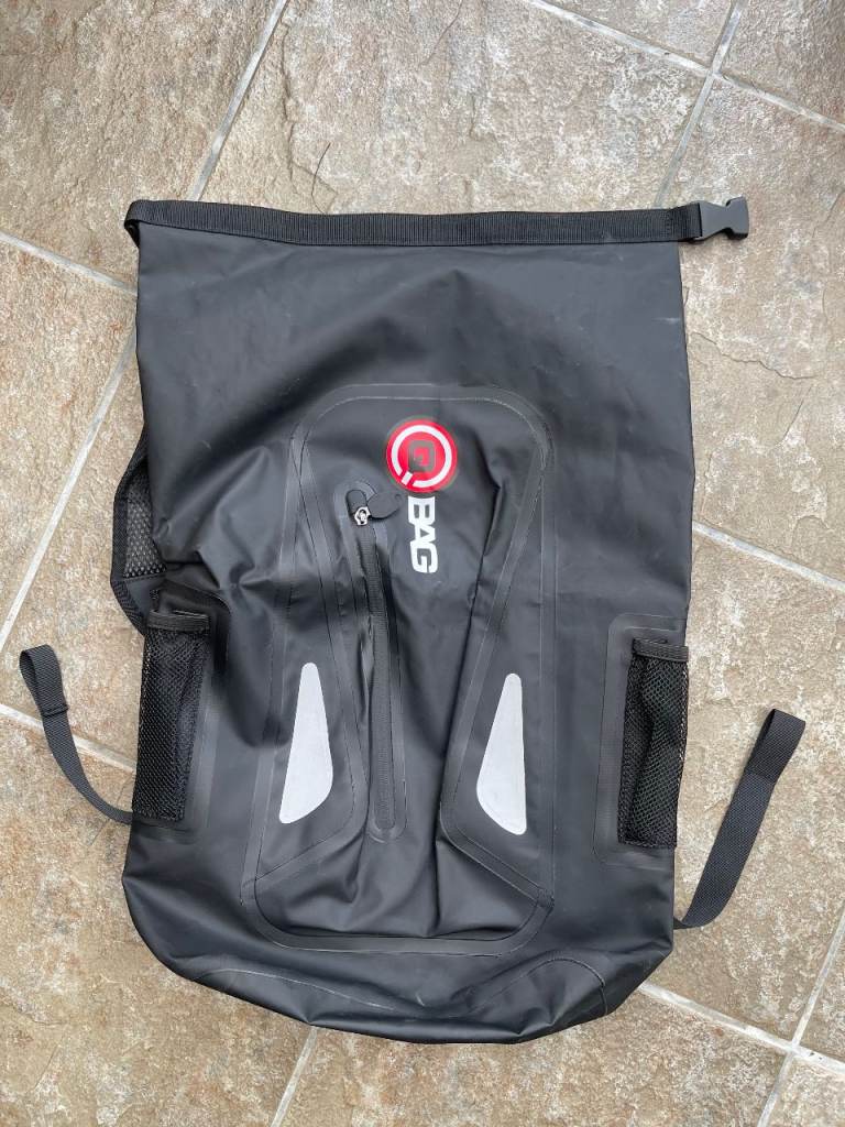 Motorbike waterproof roll top rucksack