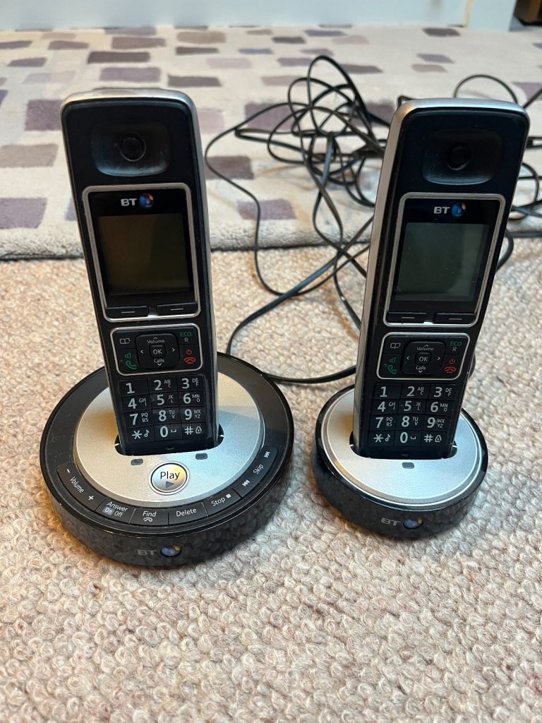 BT6510 twin digital cordless telephone answering machine 
