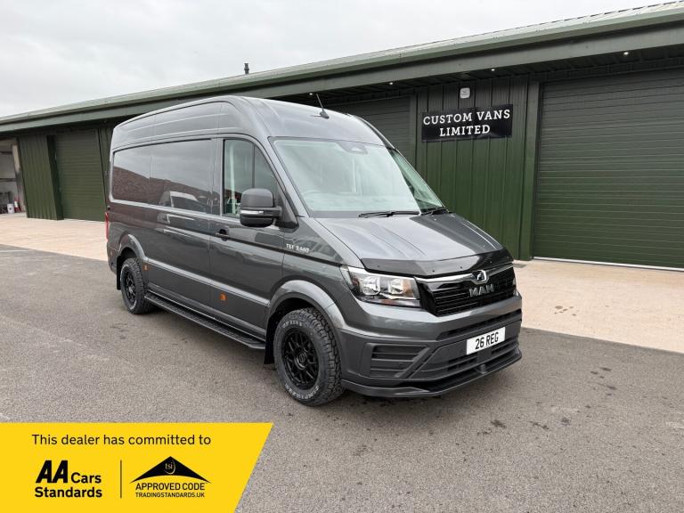 2026 MAN TGE 3.140 LION XC AUTO VAN CRAFTER GREY