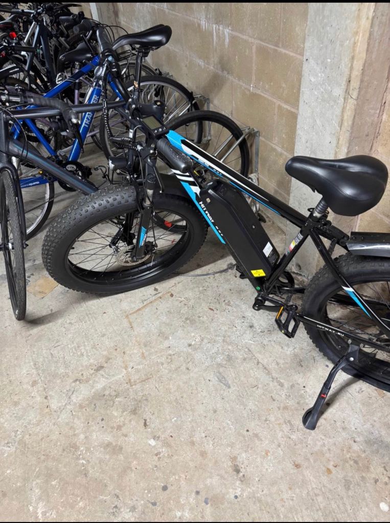 Black Electric Fat Tyre Mountain Bike – Good Condition