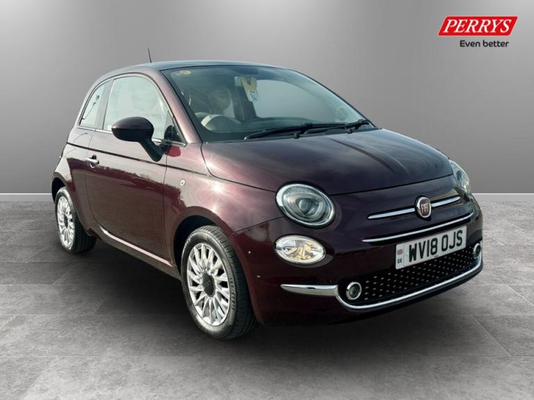 2018 Fiat 500 1.2 Lounge 3dr HATCHBACK PETROL Manual