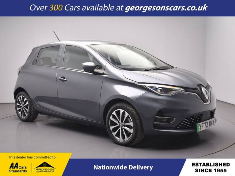 2022 Renault Zoe R135 EV50 52kWh GT Line + Hatchback 5dr Electric Auto (Rapid Charge) (134 b Hatc...