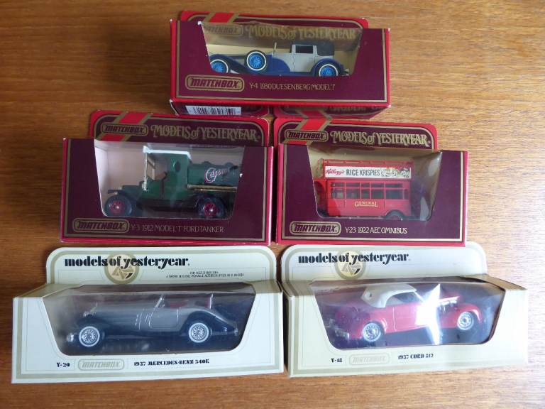 Matchbox Models of Yesteryear Diecast Cars 
