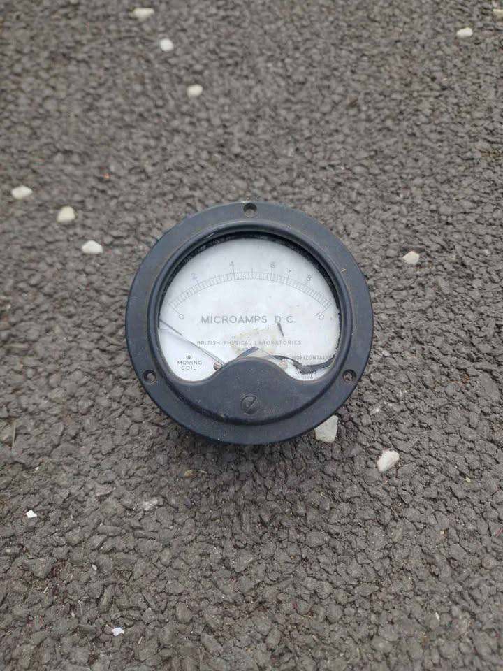 British Precision Instruments moving‑coil microammeter