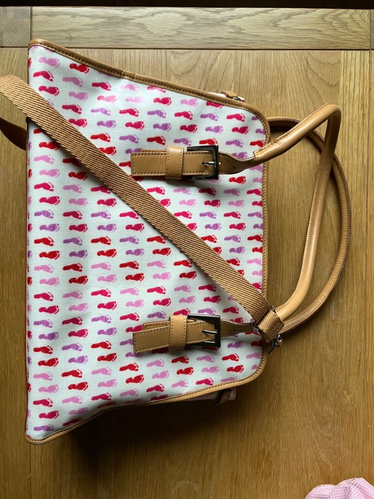 Alfonso de Nicola Designer Baby Change Bag with change mat and bottle bag