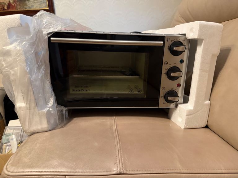 New in box Silver crest mini oven