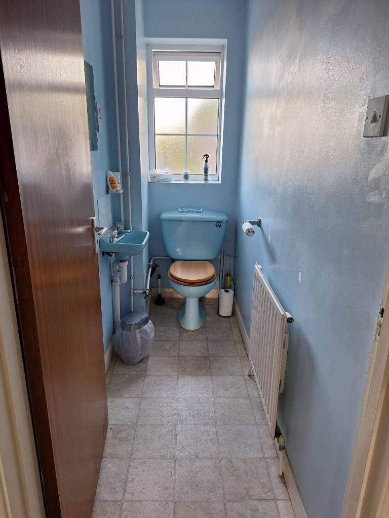 VINTAGE TOILET AND SINK 