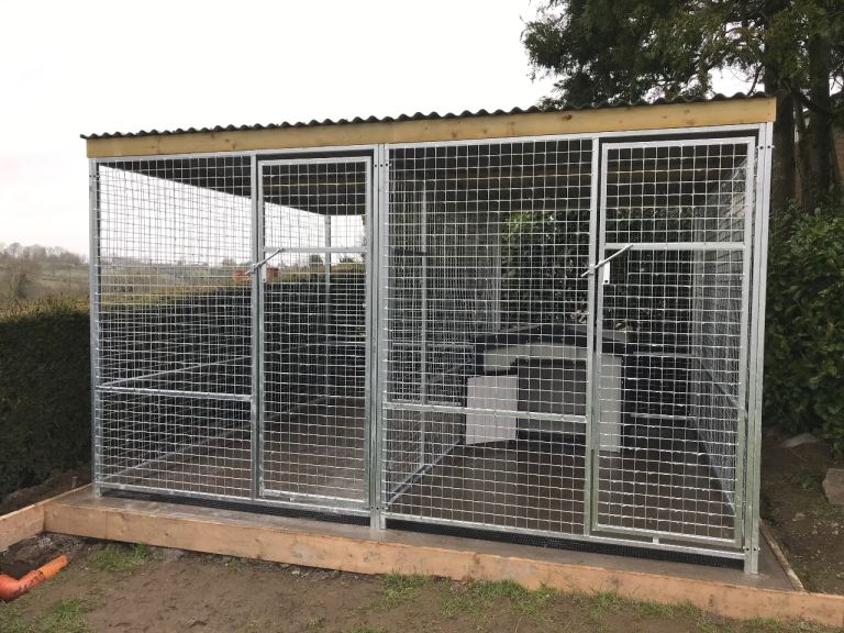 High quality galvanised dog pens. Dog run. Dog kennel. Pet cat enclosures