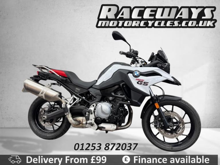 BMW F750 GS SPORT LS WHITE, 2020 20 REG, 14,594 MILES, LOW SUSPENSION 853CC