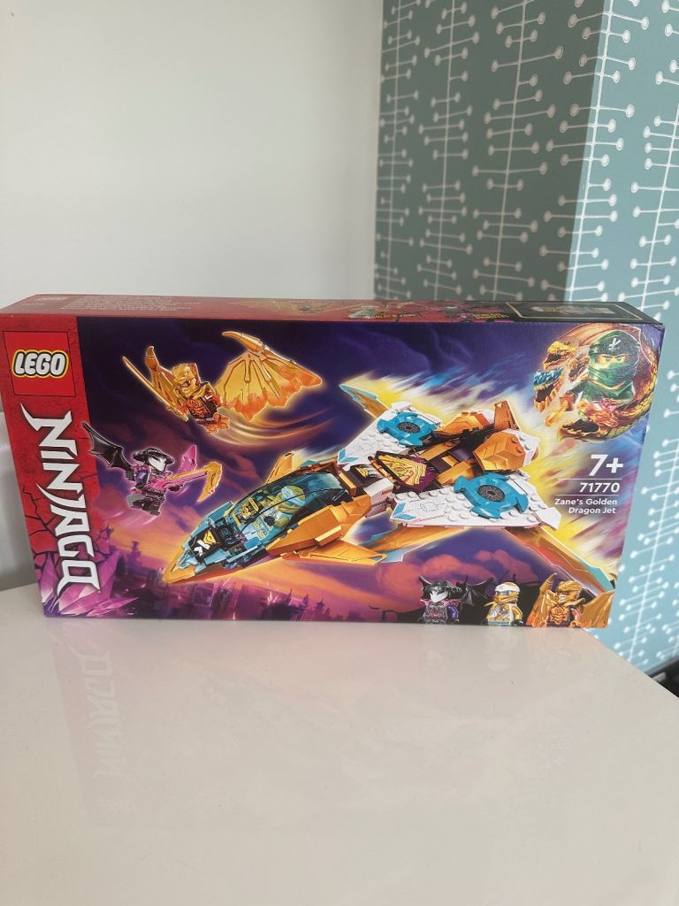 Retired LEGO NINJAGO Zane's Golden Dragon Jet #71770 Set - BNIB - Unopened And Factory Sealed