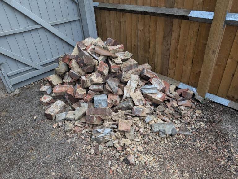 Mixed Rubble and Bricks for Free – Collection Only