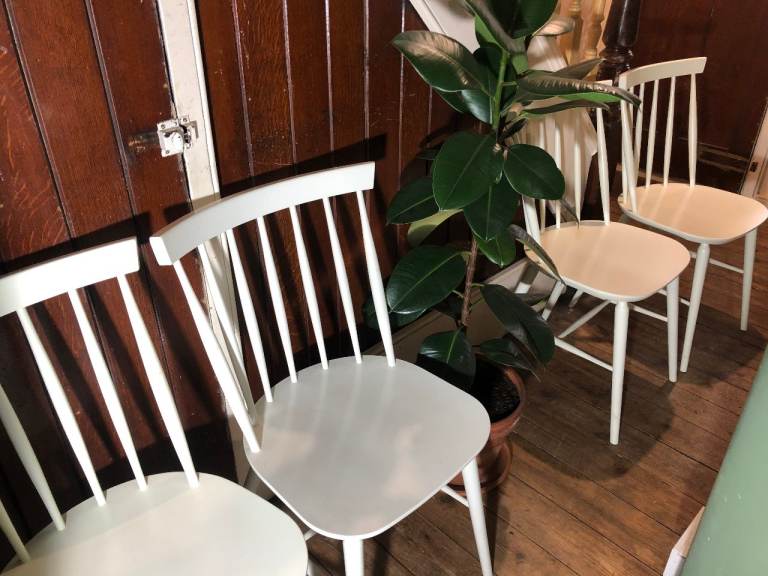 Mid-Century Danish Ercol Chairs x 4