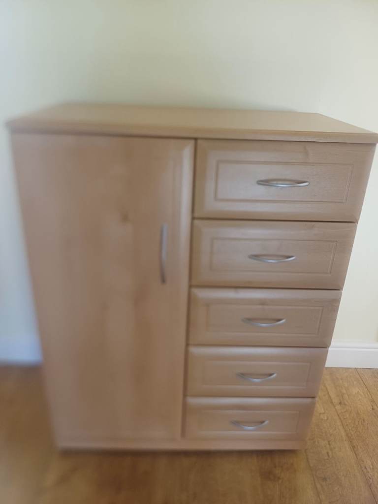 Cupboard with drawers, cabinet, storage