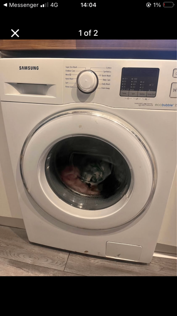 Samsung Washing Machine £120 can deliver excellent condition 
