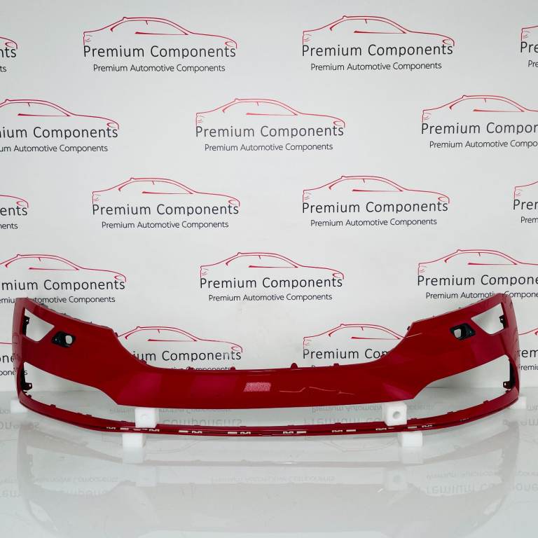 Skoda Karoq Front Bumper Genuine Red With Washer Jets 2017 - 2021 [aj137]