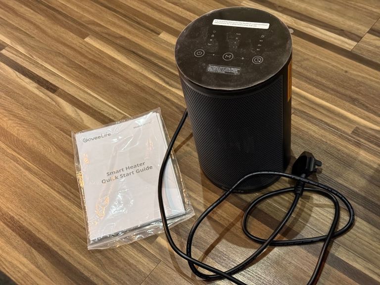 Space heater with bluetooth control