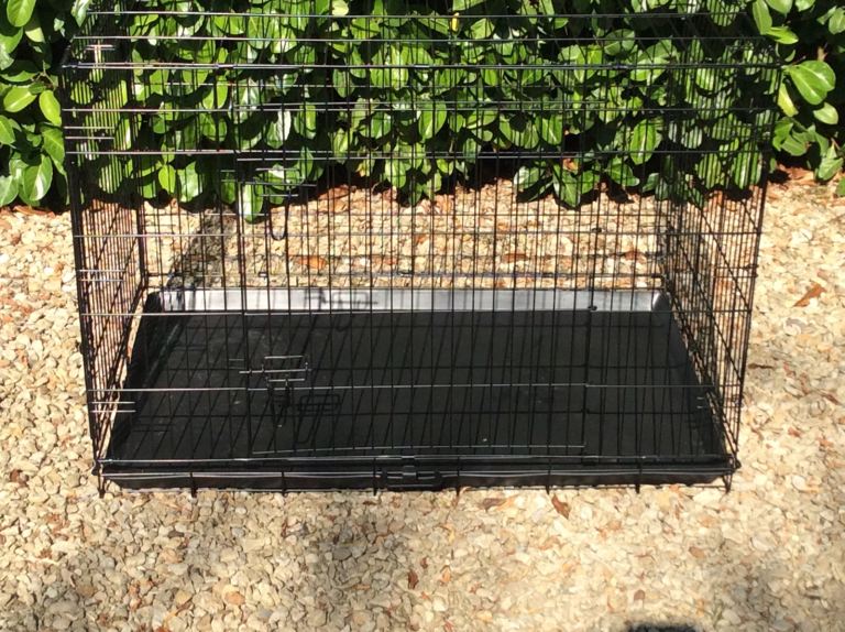 Foldable Dog Pet Cage Pen Easy to Assemble and Store 