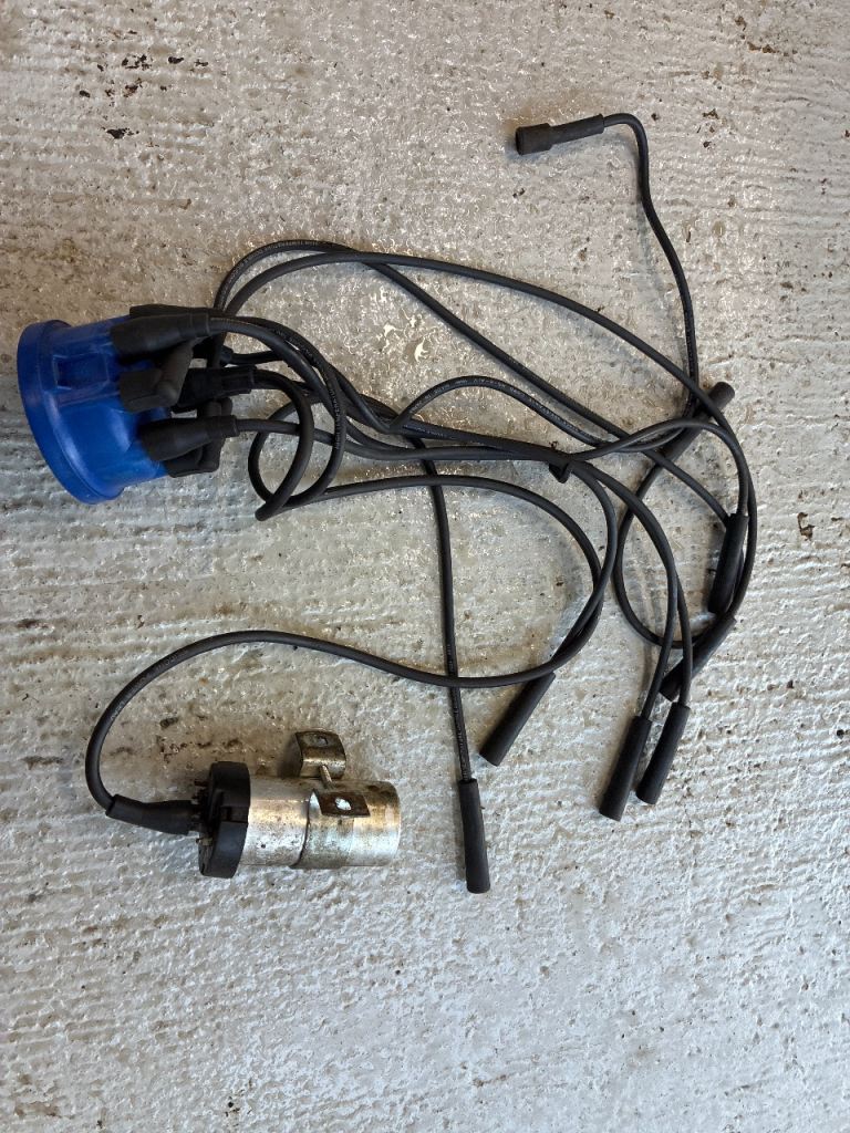 Distributor cap and coil 