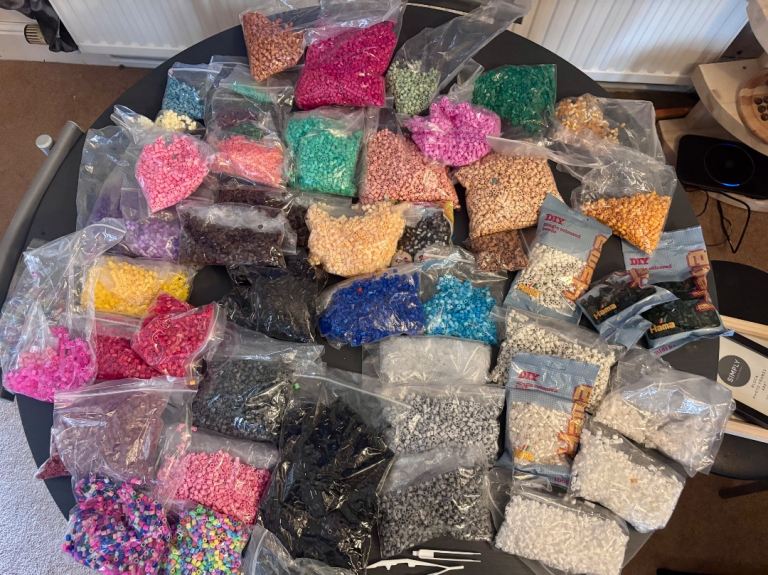 Midi Hama beads and boards 