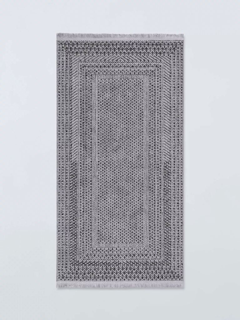 John Lewis Natural Border Boucle Easy Care Rug 120 x 180 cms RRP £120