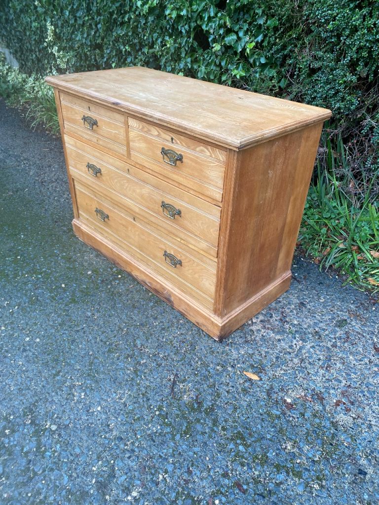 Vintage Pine Chest of Drawers 