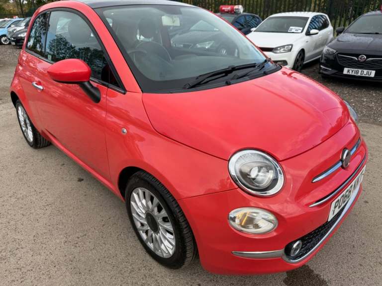 2018 Fiat 500 1.2 Lounge Euro 6 (s/s) 3dr HATCHBACK Petrol Manual