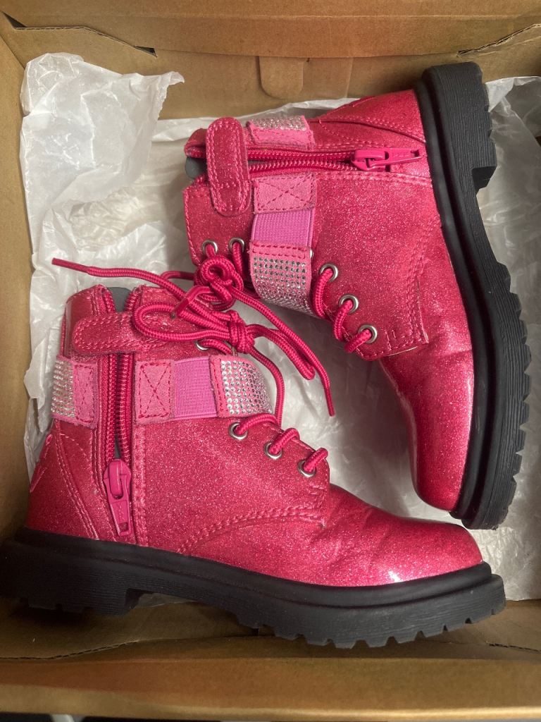 Lelli Kelly pink girls boots