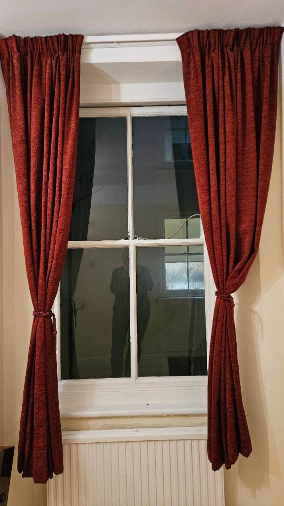 image for 3 paira of curtains - £10 for all
