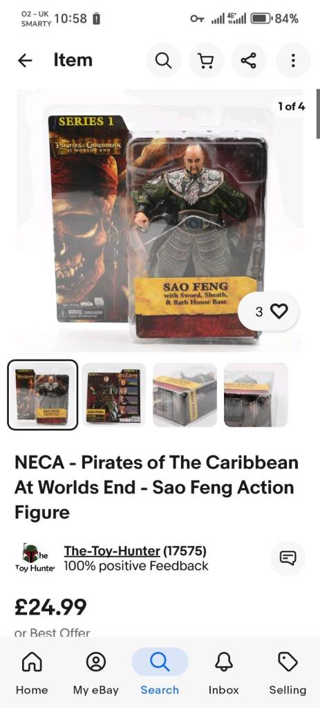 Pirates of the Caribbean series one Sao Feng and Pintel CHEAP
