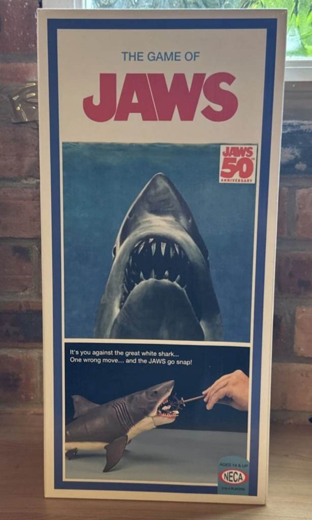 NECA Jaws 15" Head To Tail Action Figure "The Game Of Jaws" 50th Anniversary
