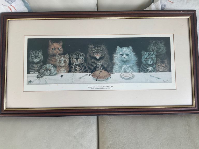 image for Cats by Loius Wain framed print