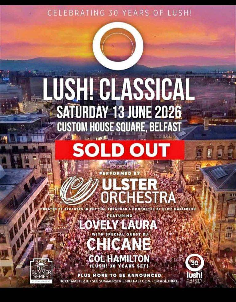 Two Lush classical tickets 