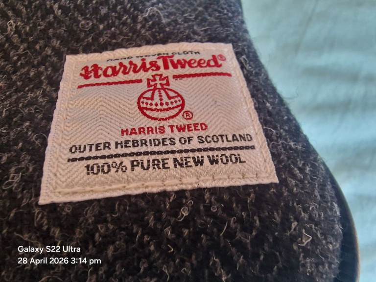 New Harris Tweed Wash Bag / Toiletry Pouch – Pure New Wool