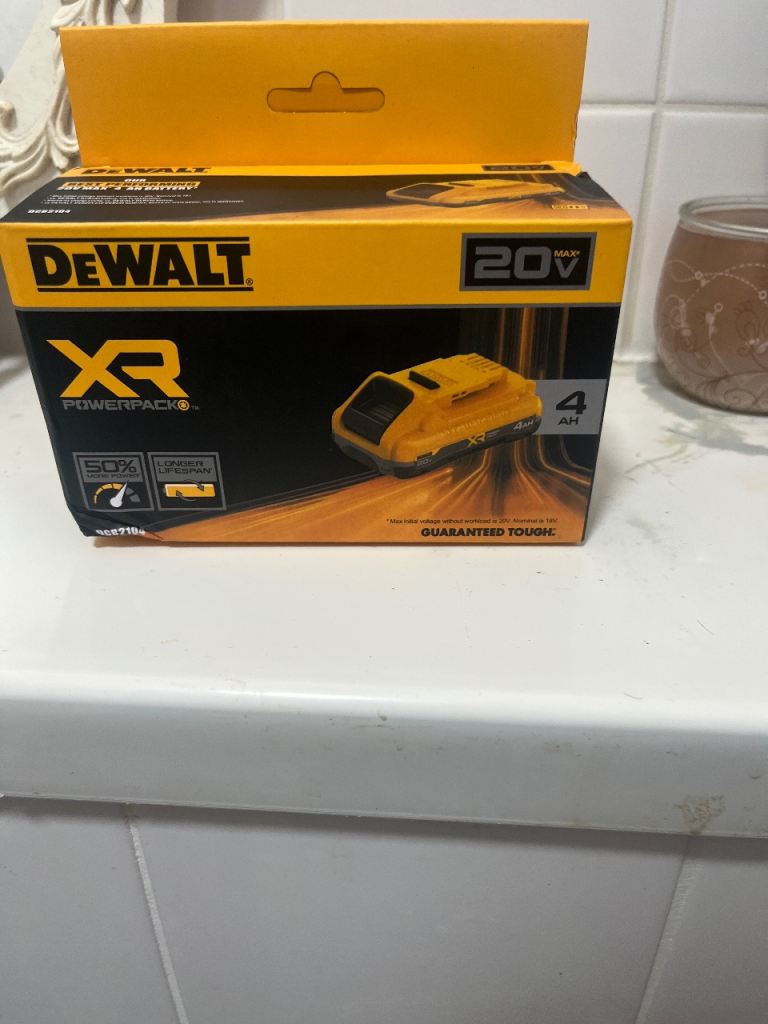 Dewalt power pack battery 20v 4ah