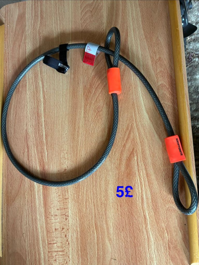 Anti theft cable bike