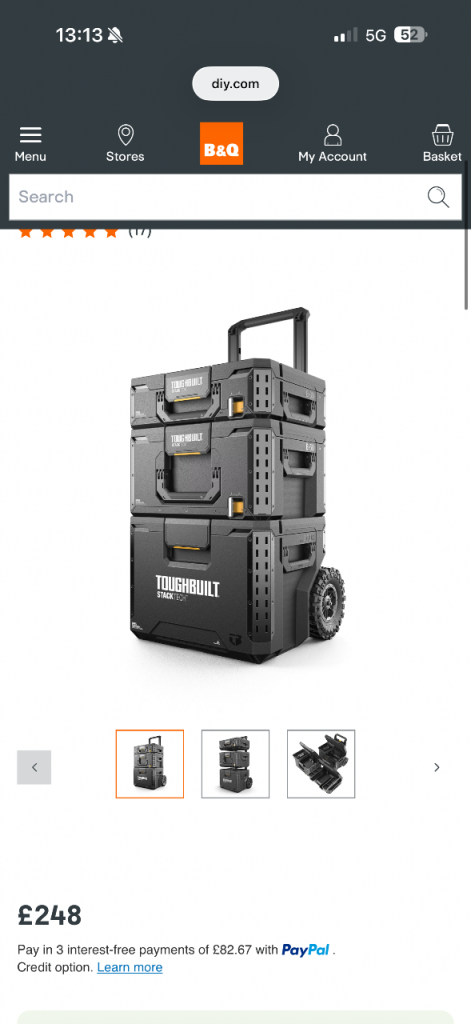 ToughBuilt StackTech Tool Box System – Good Condition
